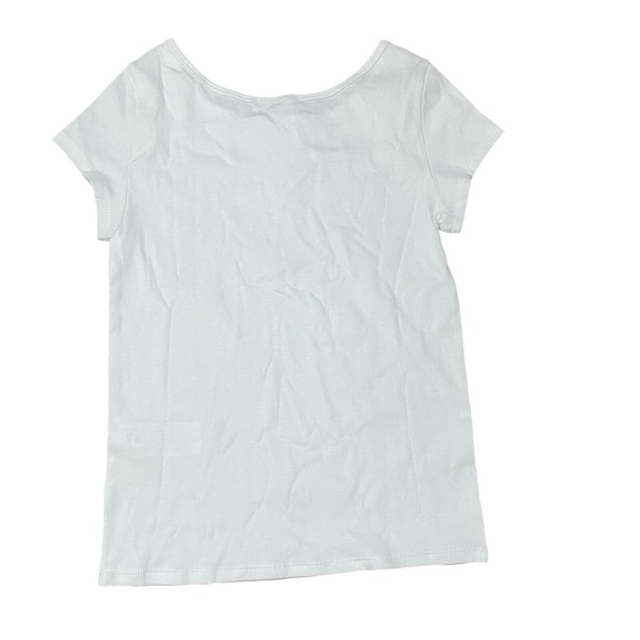 Madewell (Re)generative Cotton Ribbed Capsleeve Tee White Short Sleeve Size S - Picture 5 of 7